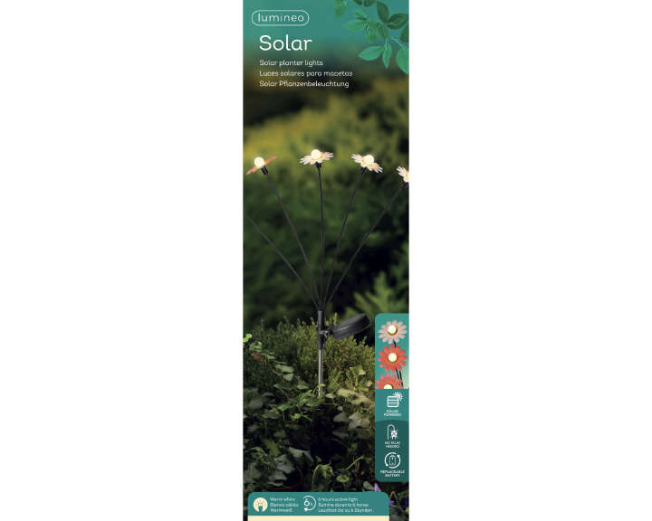 LUMINEO Solar-Stecker Sonnenblume